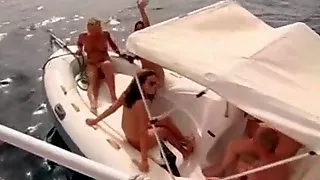 Velvet Swinger club orgy and gangbang on a yacht Must see