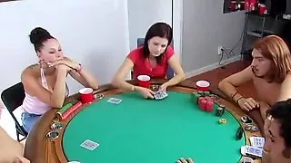 Small dick get humiliated in strip poker game