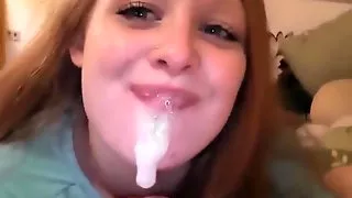 Best cumshot in mouth compilation