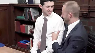 Young Mormon Twink Sex With Church President During Calling