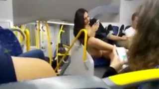 Australian girl on area train
