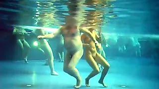 Underwater nudists