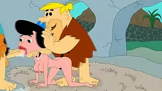 Family Guy gets blowjob from Lois + The Flintstones 3some