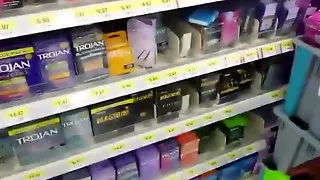 Men shopping for condoms ! LET A HOE BE A HOE