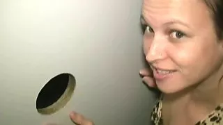 Amateur cock hungry in gloryhole