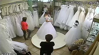 Spy camera in the salon of wedding dresses 8 (sorry no sound