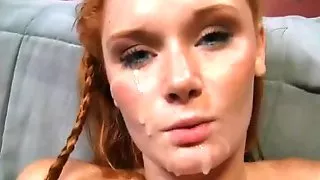 Redhead hottie gets fucked