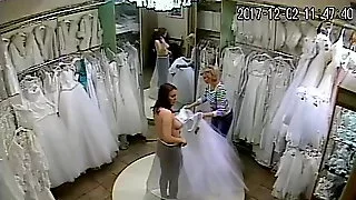 Spy camera in the salon of wedding dresses 1 (sorry no sound